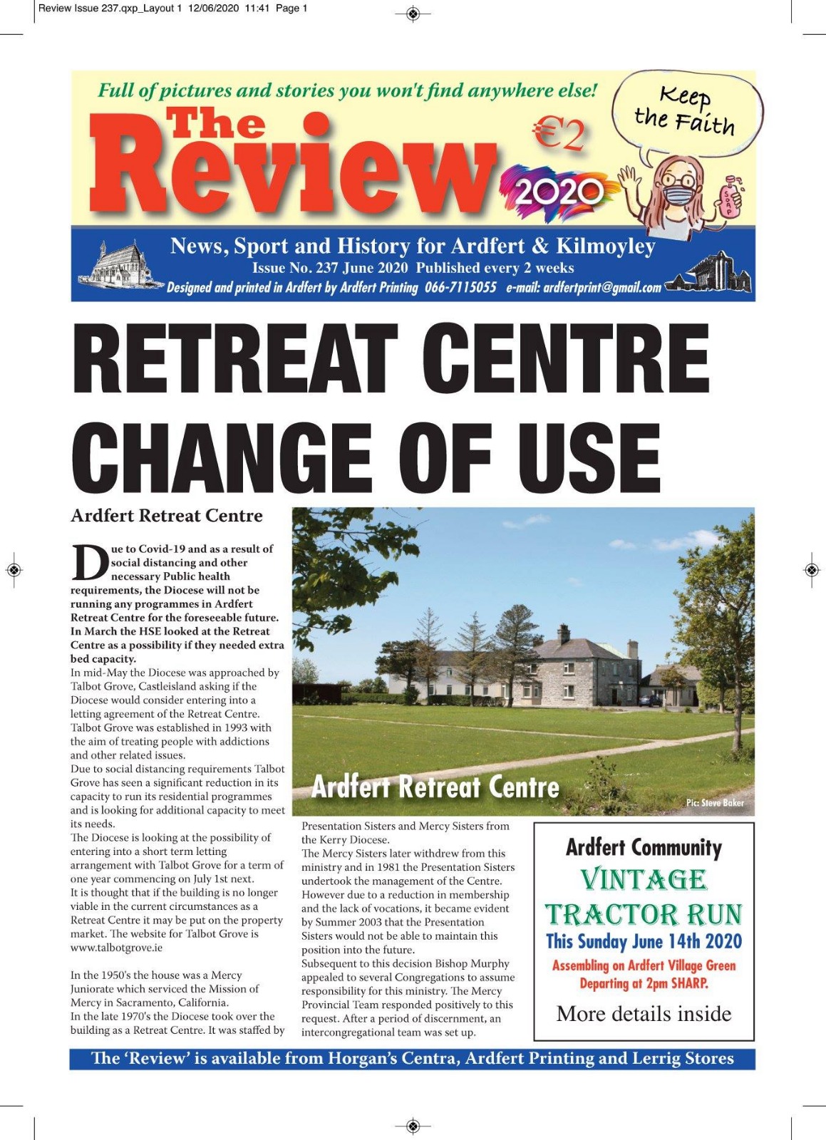 The Review — 2020 edition front page