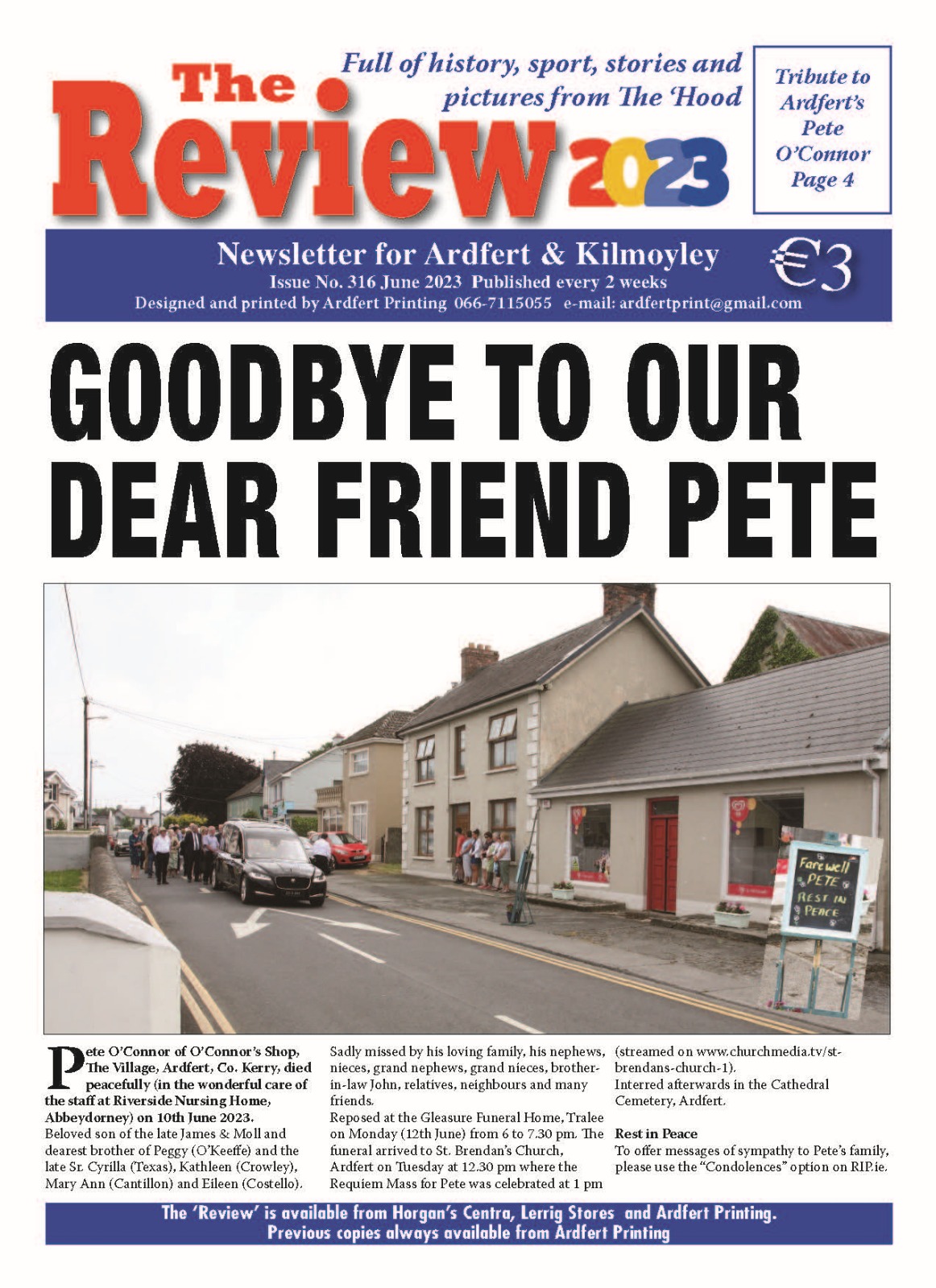 The Review — 2023 edition front page