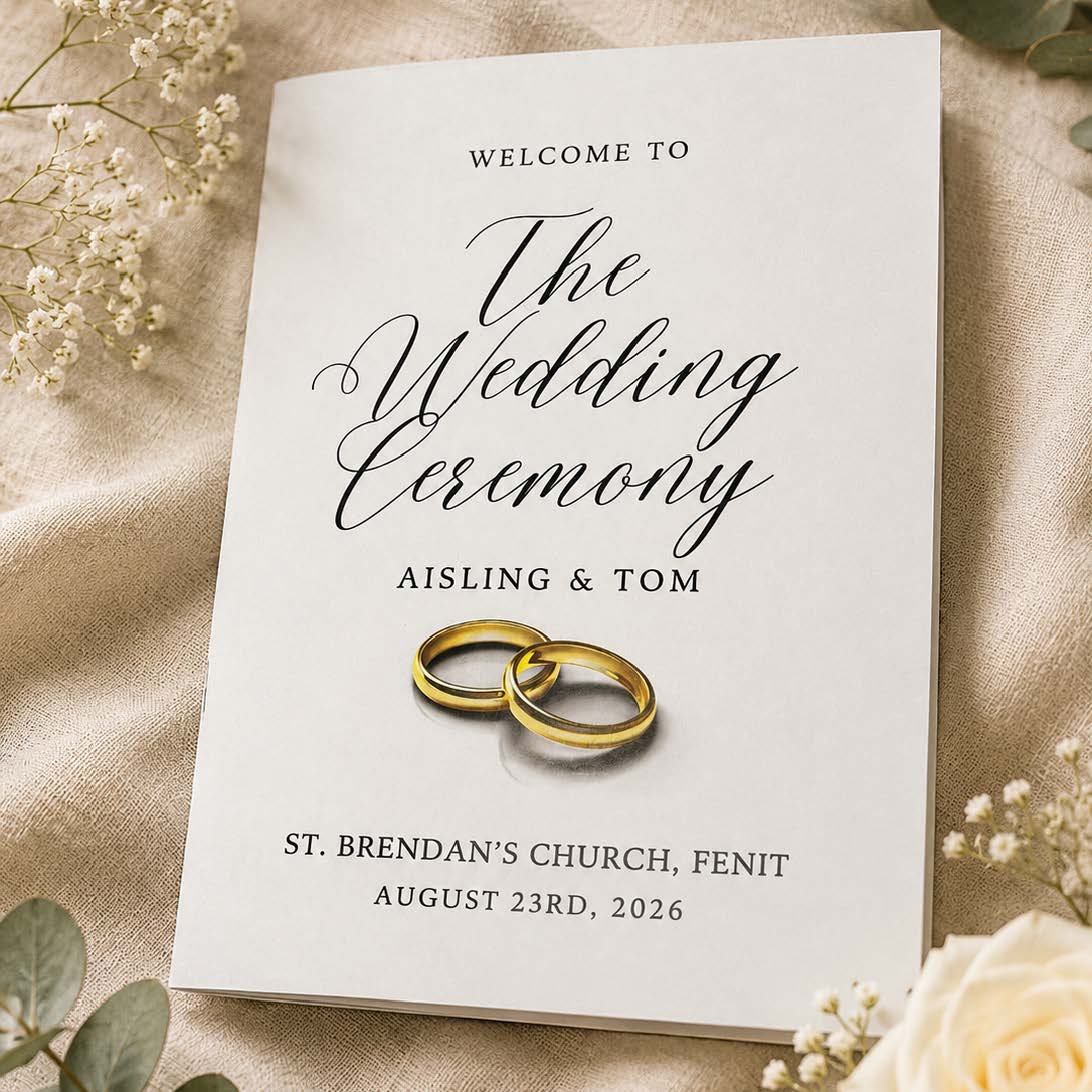 Mass / Ceremony Booklets