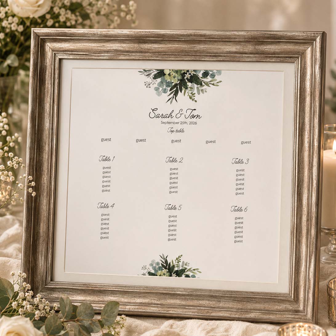 Wedding Seating Plan